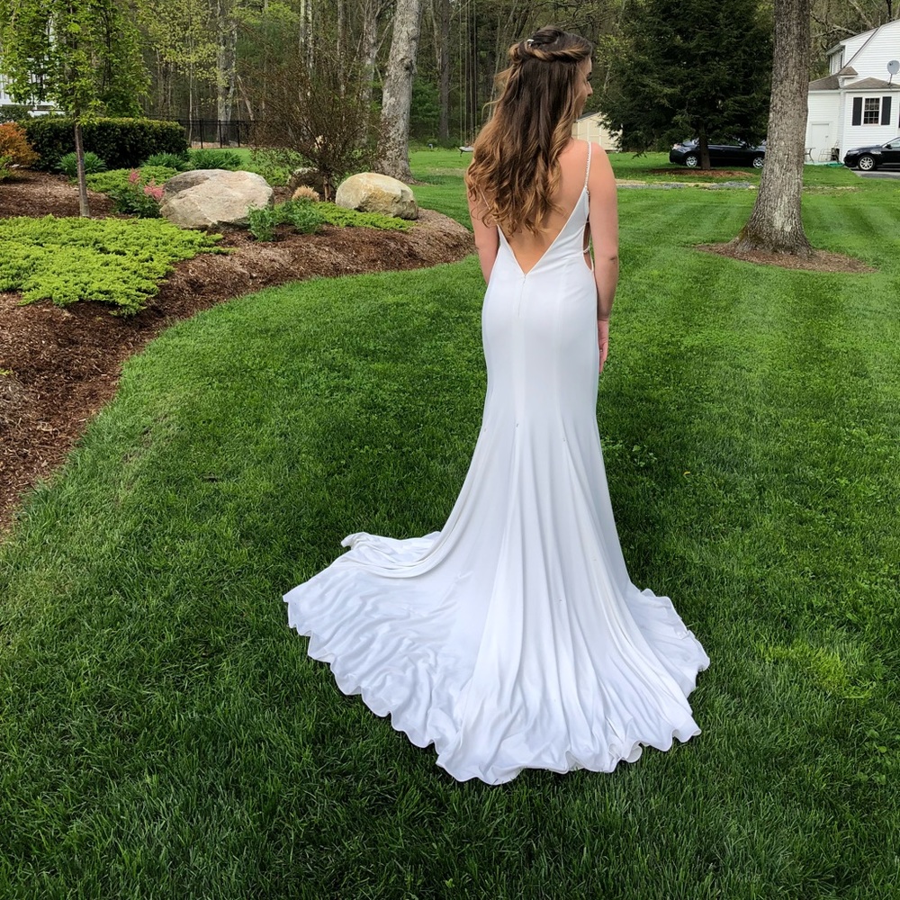 White Prom dress